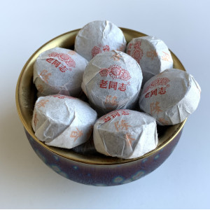 Шу пуэр Старый Товарищ мини туо ча 100 г. Photo 3